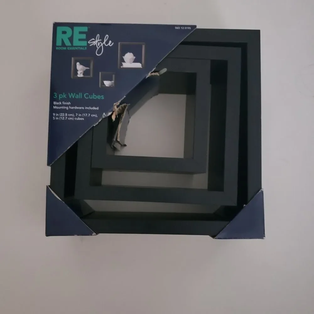 Room Essentials 3pk Wall Cubes​
